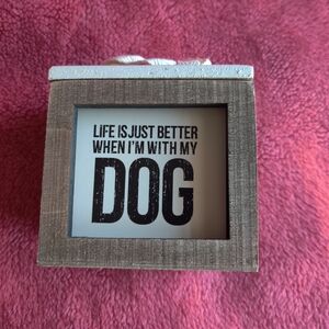 Words Of Wisdom - dog - Box Signs | Primitives by Kathy